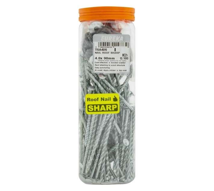 Eureka 100 x Sharp Roof Nails (90 x 4mm)
