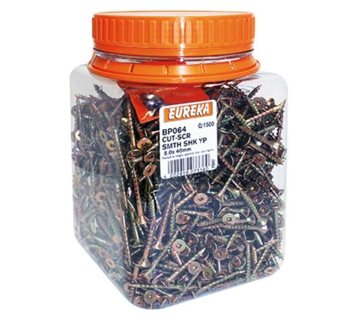 Eureka 5 x 40mm Cut Screw Smooth Shank (1500 Pack)