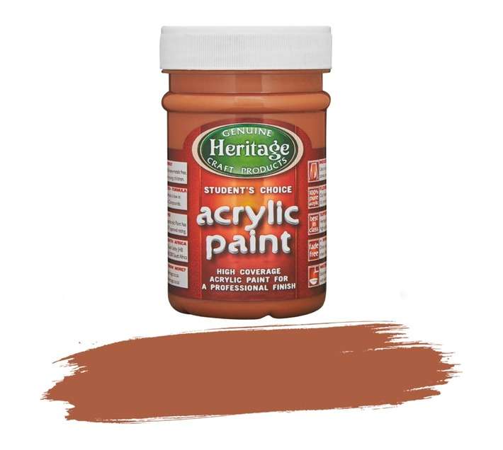 Students Choice Acrylic Paint - Golden Brown (250ml)