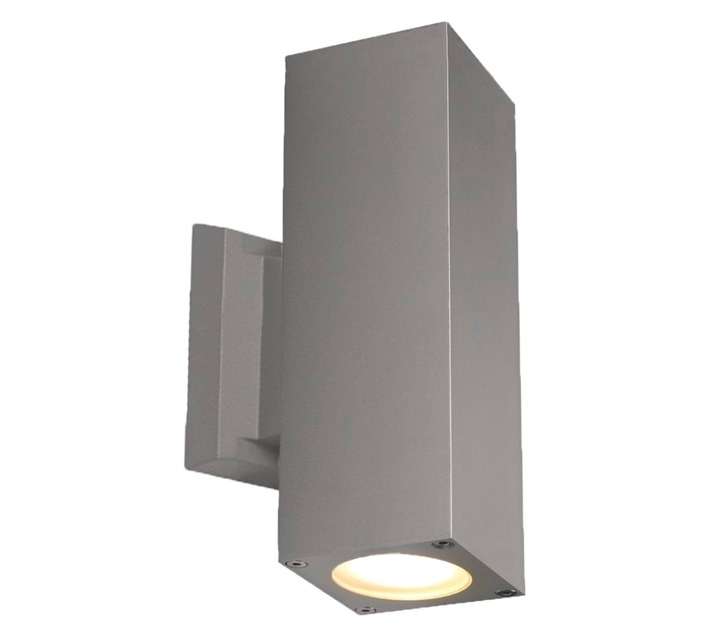 Design House LED Double Square Wall Washer - Wall Washer - Grey