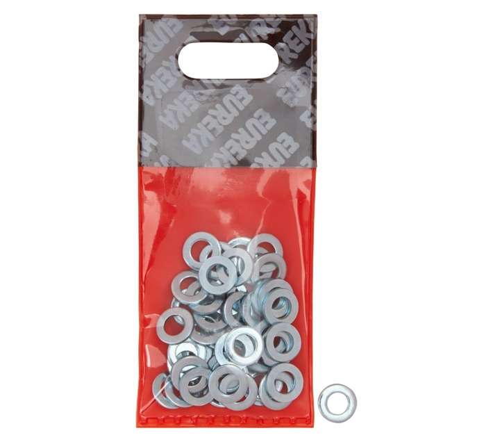 Eureka 50 x Galvanised Flat Washers (6mm)
