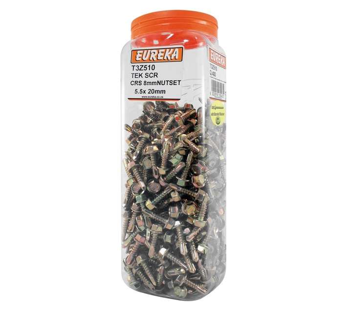 Eureka 5.5 x 20mm Tek Screw Hex coarse (Q400)