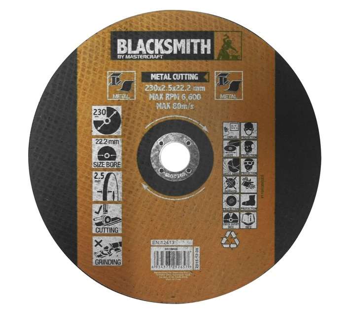 Blacksmith 230 x 2.5 x 22.23mm Abrasive Steel Cutting Disc