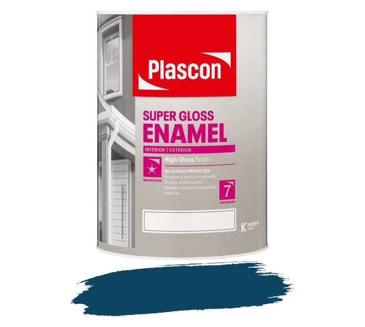 Plascon Super Universal Enamel Doors and Trims - Deep Blue (5L)