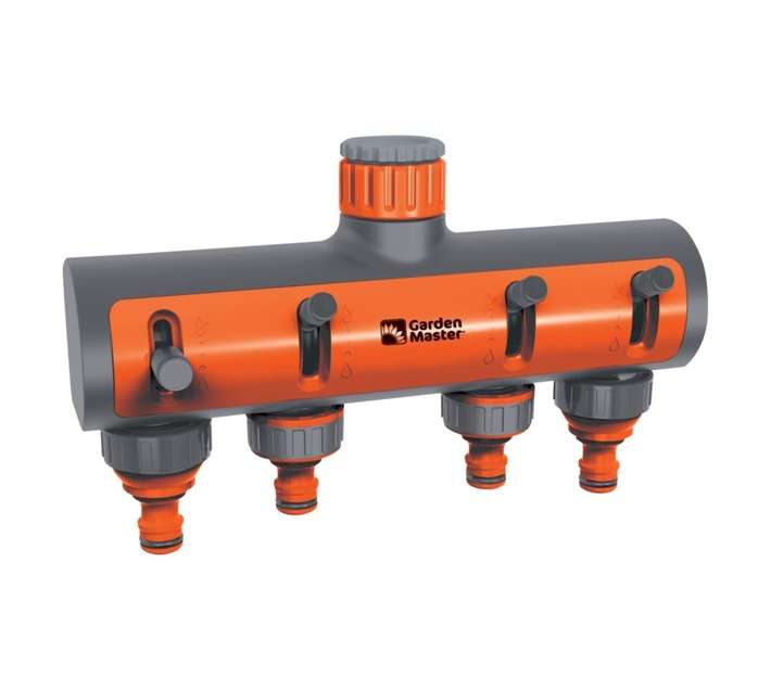 Garden Master 4 Way Tap Adaptor