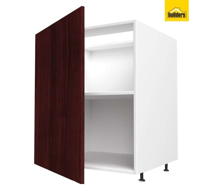 Home and Kitchen Melamine Base Cabinet Unit - Mahogany (600 x 560 x 720mm)