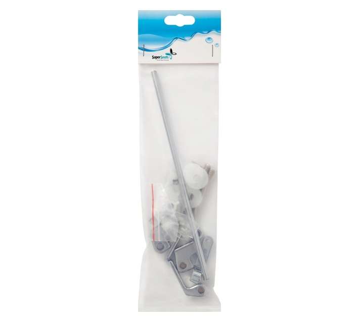 Superseats Bar Hinge Set - Chrome