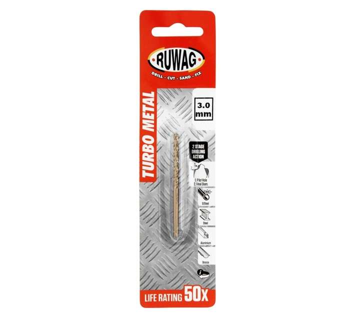 Ruwag 3mm Turbo Metal Drill Bit