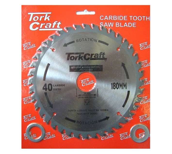 Tork Craft TCD18040 General Purpose Circular Saw Blade (180mm)