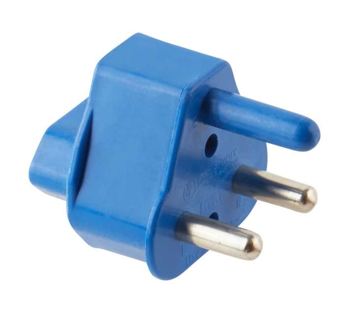 Powerworx Adaptor 1 x Euro - Blue