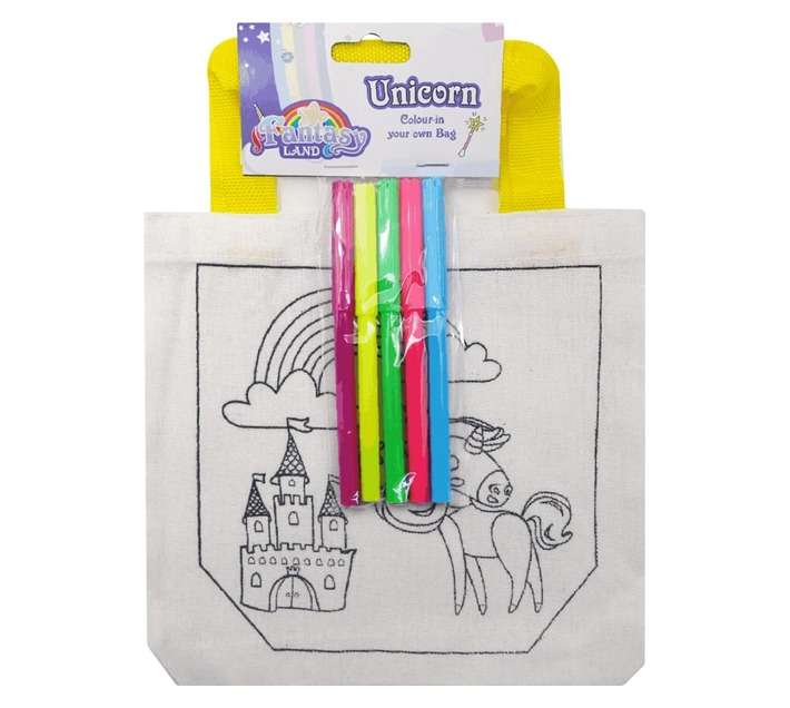 Crazy Crafts Unicorn Colour in Your Own Bag