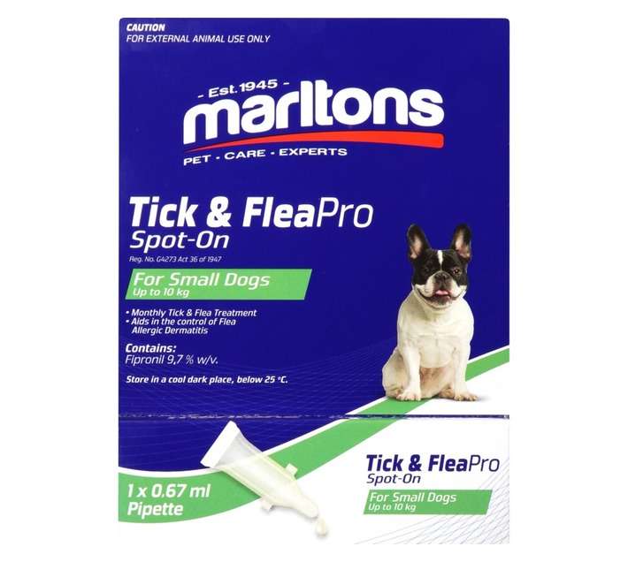Small Dog Pro Tick and Flee Treatment