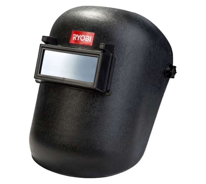 Ryobi RWH-100 Adjustable Welding Helmet - Black (270 x 255 x 258mm)