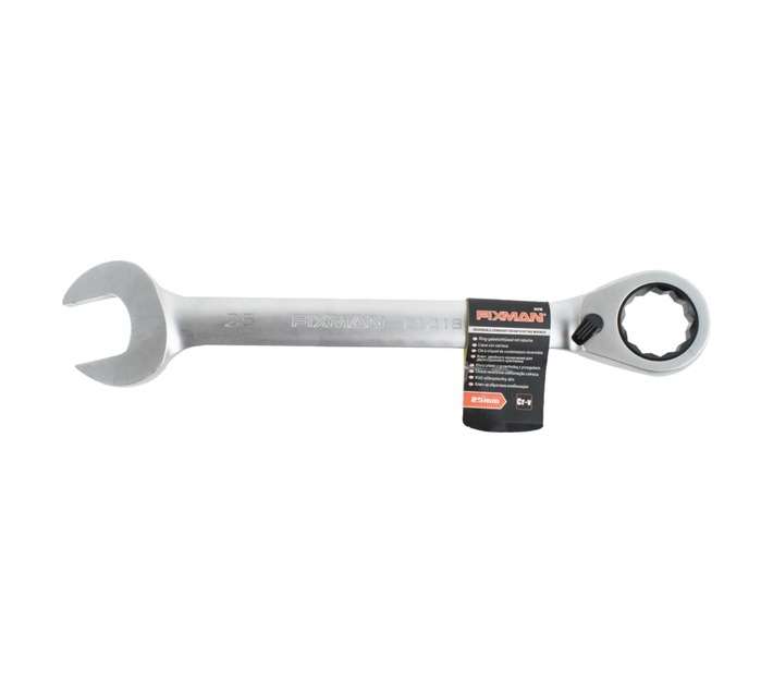 Fixman FIX B1218 Reversible Combination Ratchet Wrench (25mm)