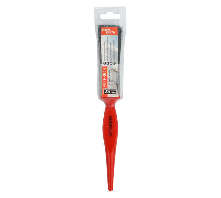 Fired Earth Exterior Paint Brush - Red (25mm)