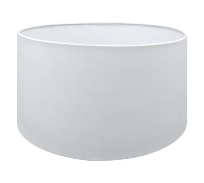 Design House Drum Lamp Shade - White (230mm)