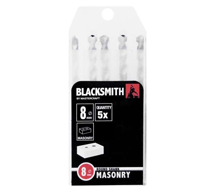 Blacksmith 8.0 x 120mm Masonry Drill Bit (5 piece)