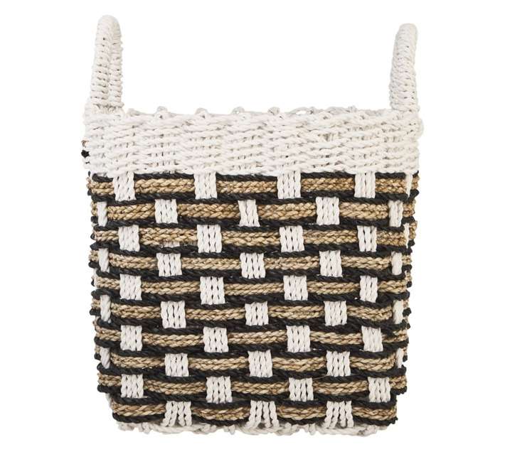 Design House Basket - Black/White (350 x 300 x 400mm)