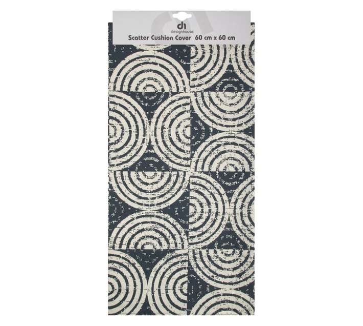Design House Cover Half Circle Scatter Cushion - Geo (600 x 600mm)