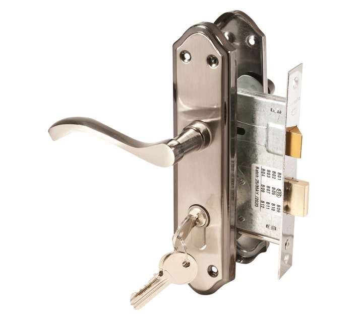 Dortello Stilaro Cylinder Lock Set - Black (203mm)