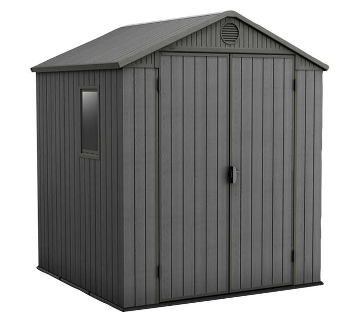 Keter Darwin 6x6 Shed - Grey (1900 x 1820 x 2210mm)