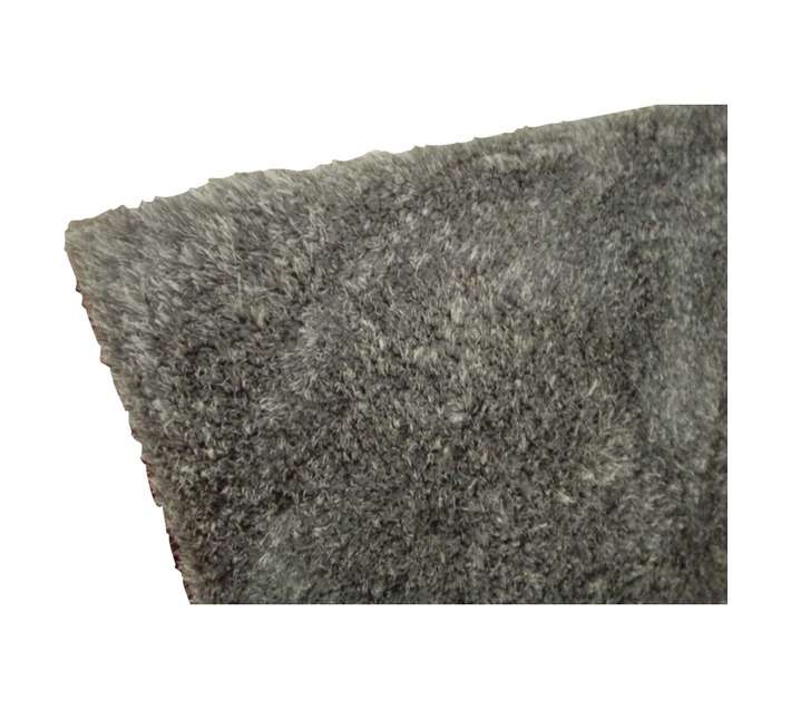 Stefano and Co Shaggy Glamour Rug - Silver (2200 x 1600mm)