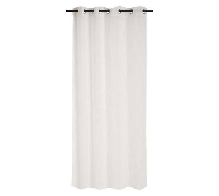 Design House Sheer Wave Tufted Eyelet Curtain - White (2600 x 2500mm)