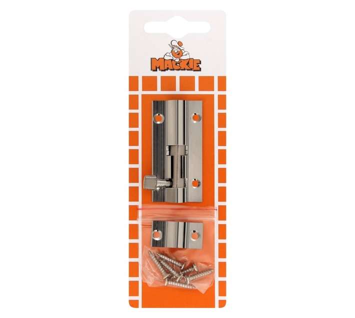 Mackie Barrel Bolt Straight - Chrome Plated (50mm)