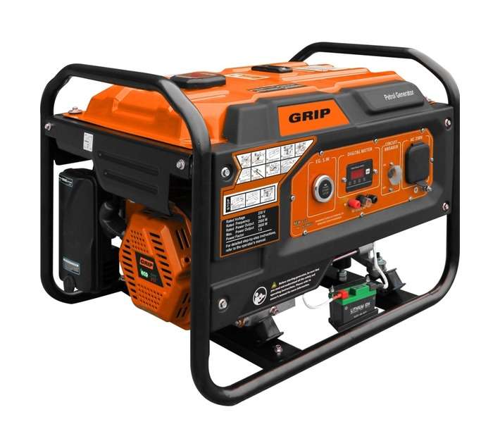 Grip 3.6Kva Petrol Recoil Start Generator