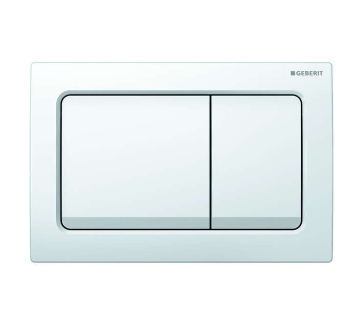 Geberit Square Actuator Plate - White