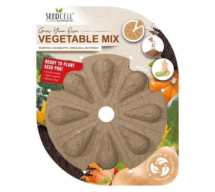 Seedcell Mixed Vegetables Seed Pods (8 Pack)