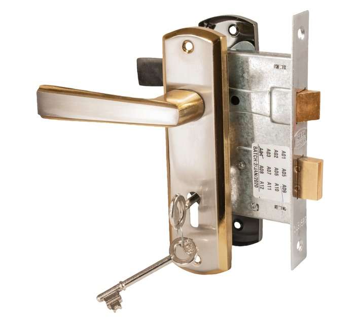 Dortello Versa 3 Lever Cylinder Brass Lock Set (152mm)