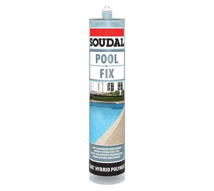 Soudal Pool Fix Adhesive - Light Blue (290ml)
