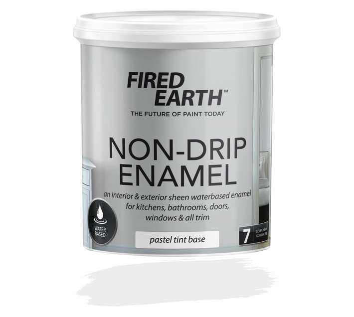 Fired Earth Non-Drip Enamel Water Base Clear Base (1L)