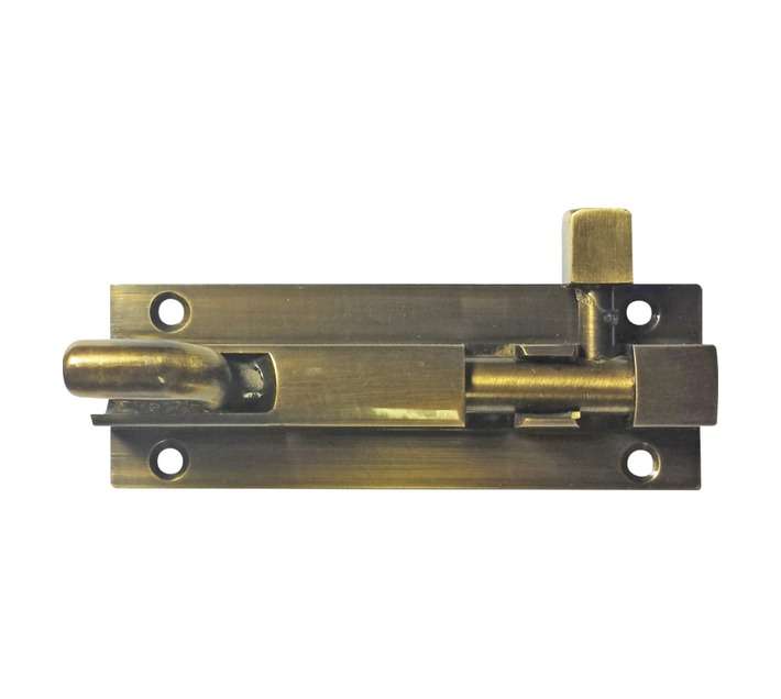 Euro Brass Bolt Neck Hd - Antique Brass (100x32mm)