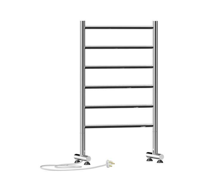 Jeeves ZAIF652 Tangent Six Freestanding Heated Towel Rail (865 x 520mm)
