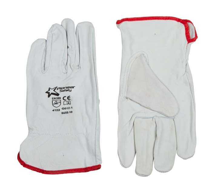 Hennox G012 A Grade VIP Goat Skin Glove - White
