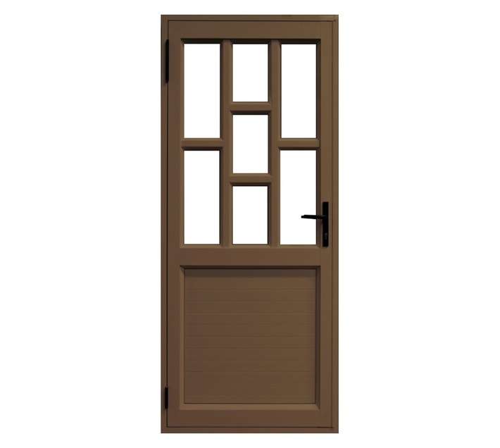 Swartland Kenzo Aluminium Entrance Door - Bronze (900 x 2100mm)