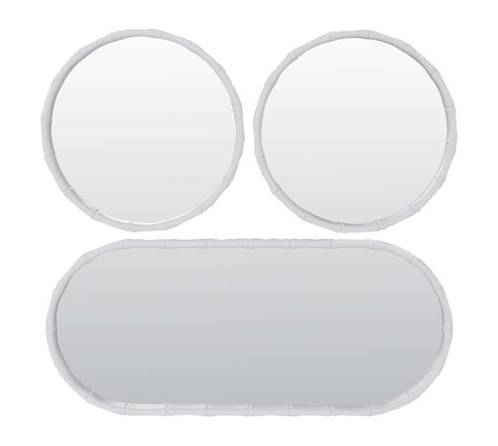Design House 2 Piece Adelaide Mirror - White