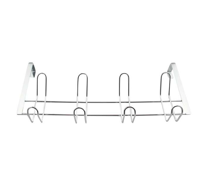 Lusso 3 x Chrome Hook Over Door - Chrome (420 x 205mm)