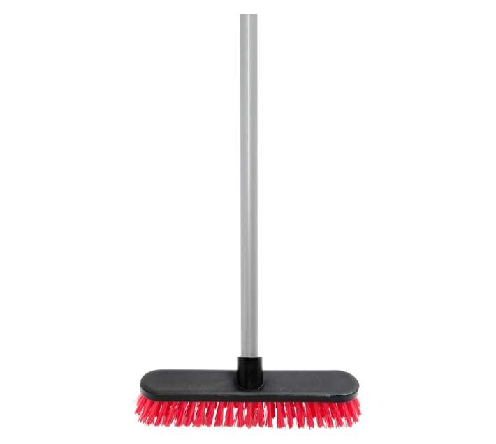 Addis Deck Scrub Broom - Grey and Red (1270mm)