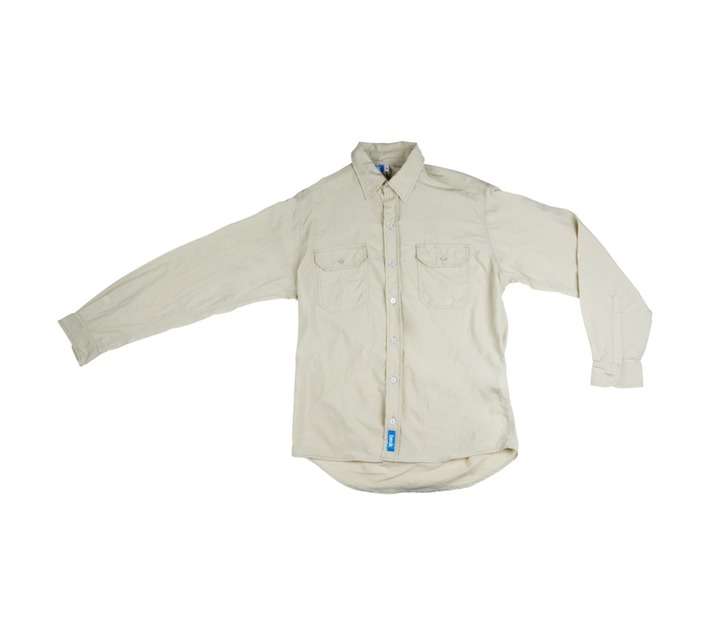 Beck Taslon Long Sleeve Shirt - Stone (S)