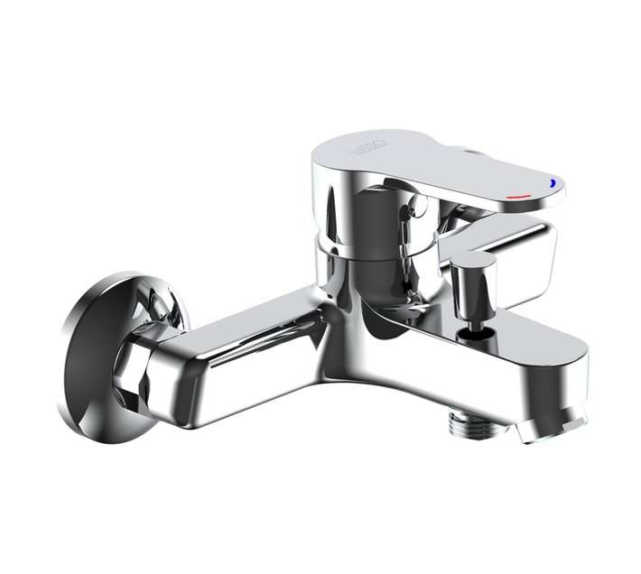 Lusso Savio Bath Mixer Wall Type - Chrome (210 x 150 x 110mm)