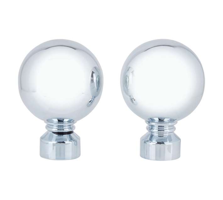 Chrome Finial Ball (19mm) 2 Pack