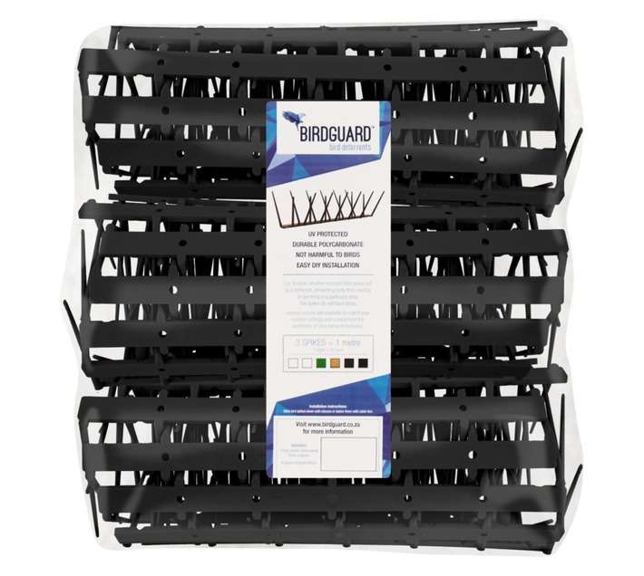 Birdguard 30 x Bird Spikes - Black (10m)