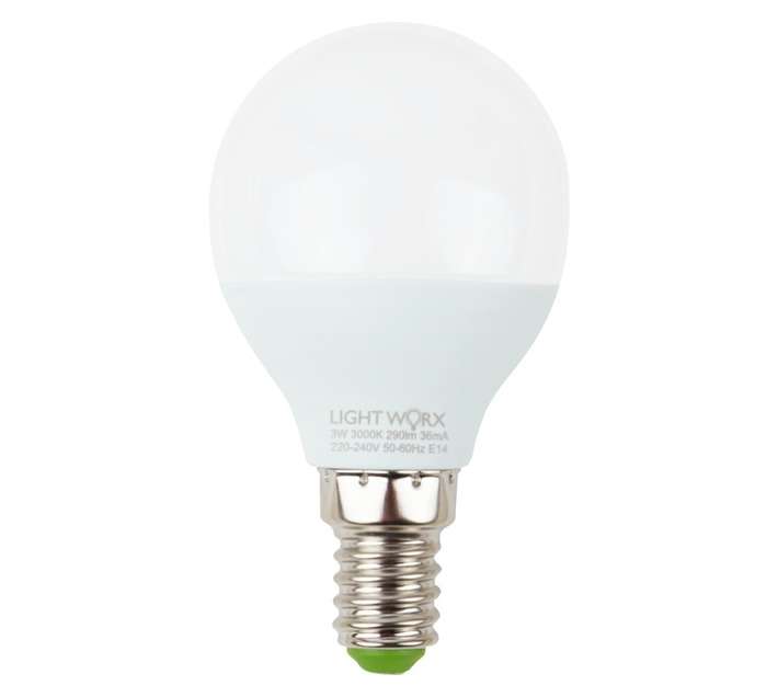 Lightworx LED Golf Ball 3w E14 - Warm White