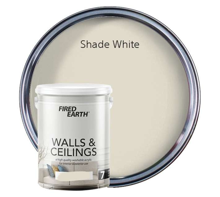 Fired Earth Walls and Ceilings - Shade White (5L)