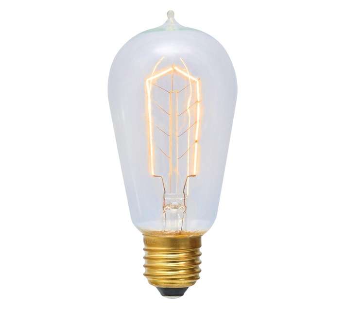 Eurolux G784 CB E27 Pear Shaped Hairpin with Nipple Globe (60w)
