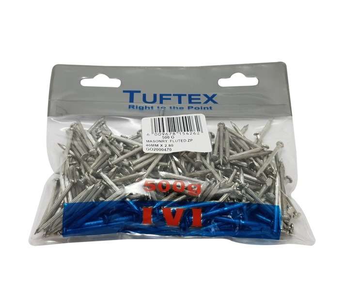 Tuftex GO2000470 264 x Fluted Masonry Nails (40mm)