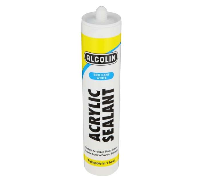 Alcolin Acrylic Sealant Brilliant White - 300ml